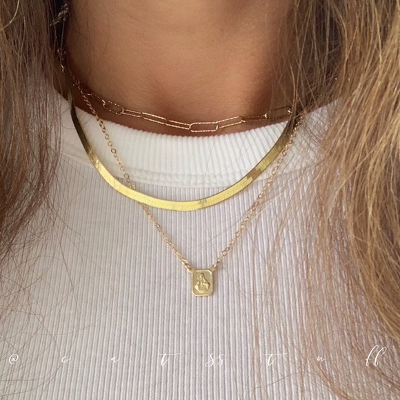 Petite Scapular Necklace - Picture 5 of 14